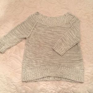 Express cropped knit sweater